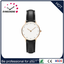 2015 Sapphire Dial Fashion Round Watch with Leather Band (DC-1419)